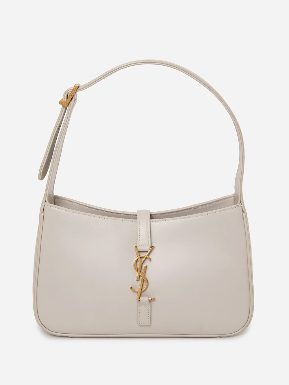 Saint Laurent 2021 Cream Smooth Calfskin Le 5 A 7 Hobo Bag